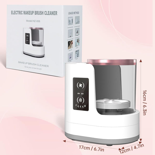 Quick-Clean Makeup Brush Machine