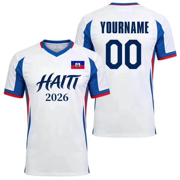 Custom Haiti Football Jersey 2026