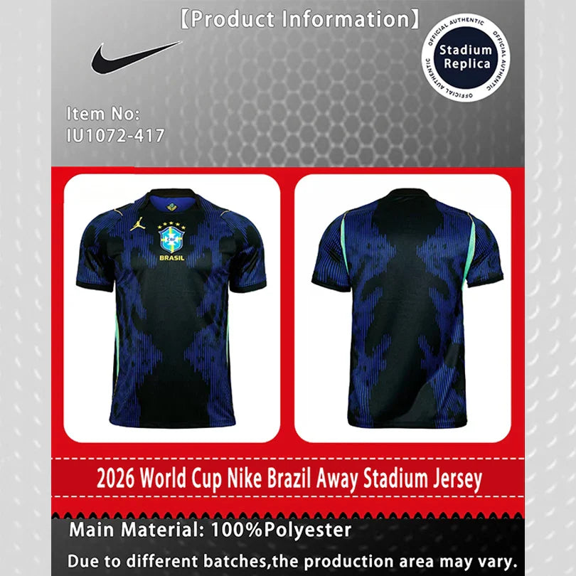 Brazil Fan Quick-Dry Jersey
