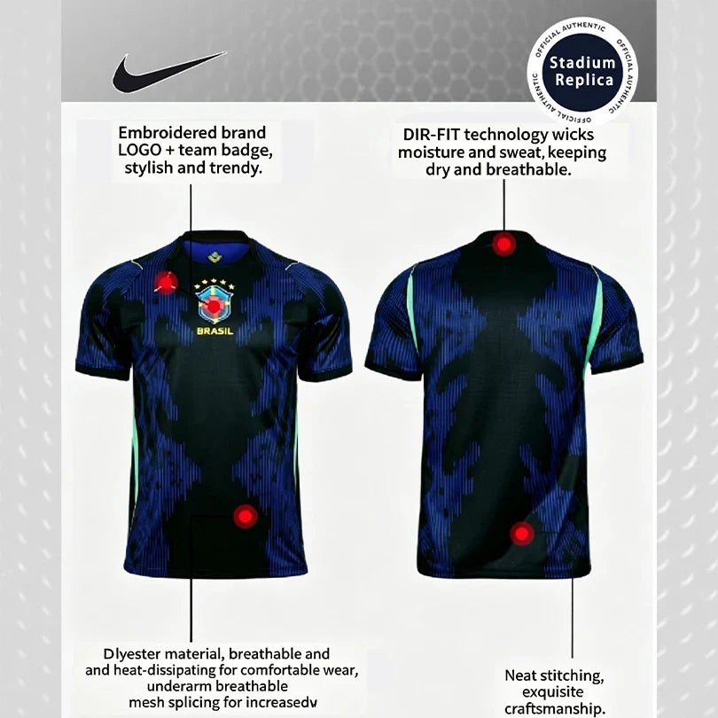 Brazil Fan Quick-Dry Jersey