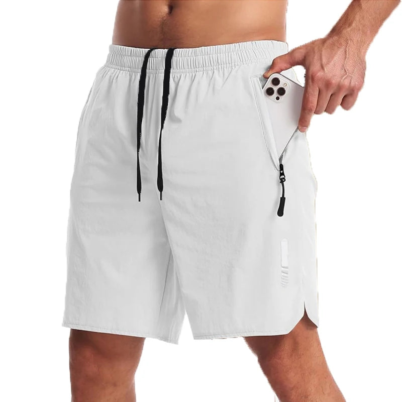 Men's Summer Sport Shorts Running Beach Gym Fitness Training Tracksuit Jogging Bottoms True to Size High Waist Nylon Elastane