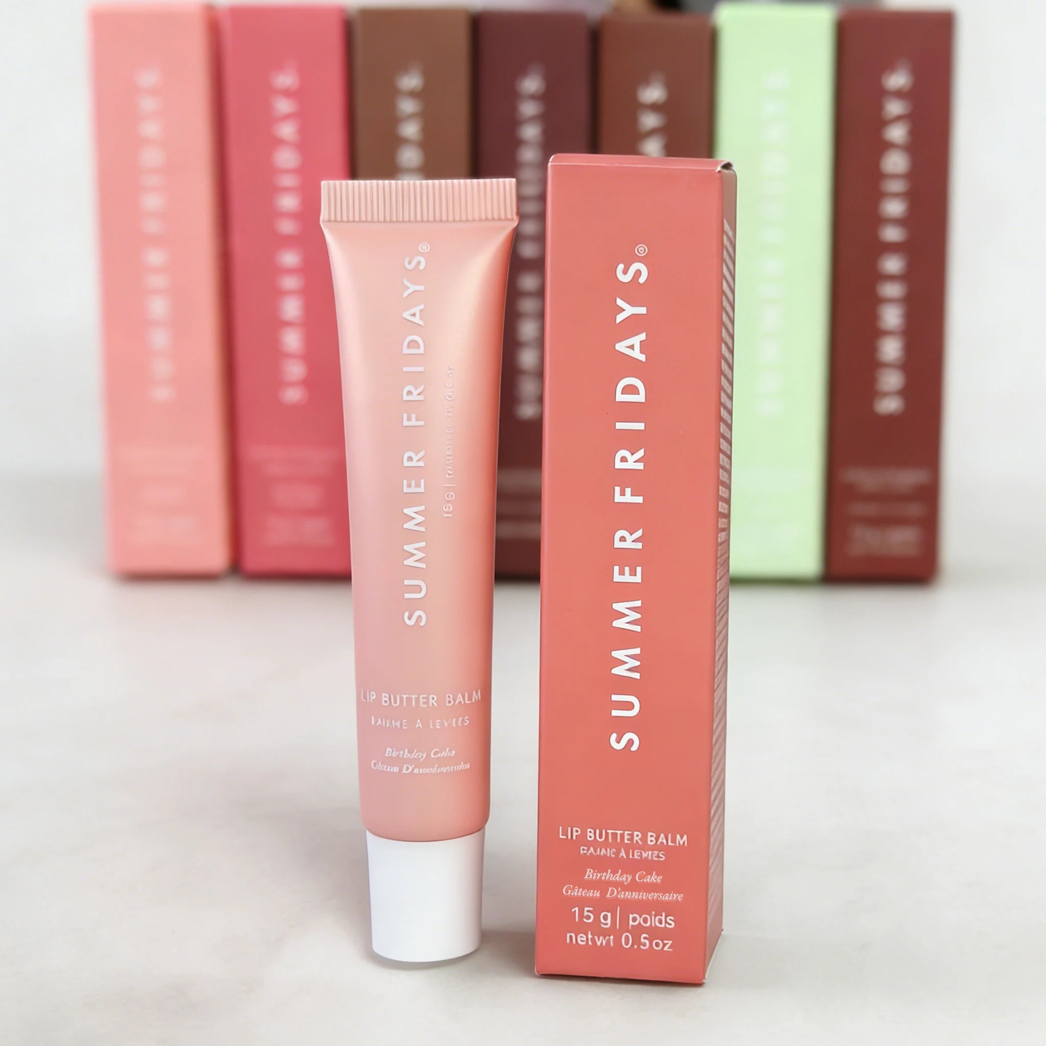 Summer Fridays Moisturizing Lip Balm Transparent Vanilla Pink Guava Scented Lip Gloss with Mirror for Soft Smooth Lips