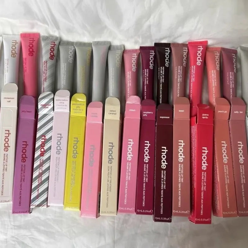 RHOD Limited Edition Peptide Lip Tint Tinted Lip Gloss Layer Nourishing Hydrates Makeup Nourishing Moisturizing Lipstick Glaze