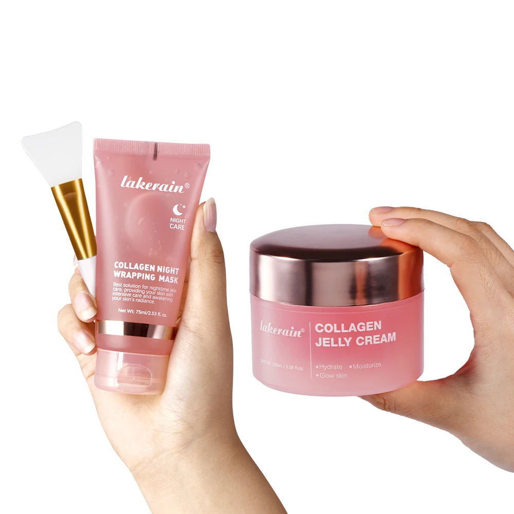 Collagen Peel-off Mask Jelly Night Wrapping Facial Mud Firming mask Daily Face Skincare Deep Cleaning Skin-Peeling Off Covers