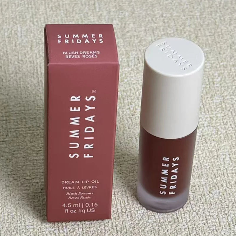 Summer Fridays Moisturizing Lip Balm Transparent Vanilla Pink Guava Scented Lip Gloss with Mirror for Soft Smooth Lips