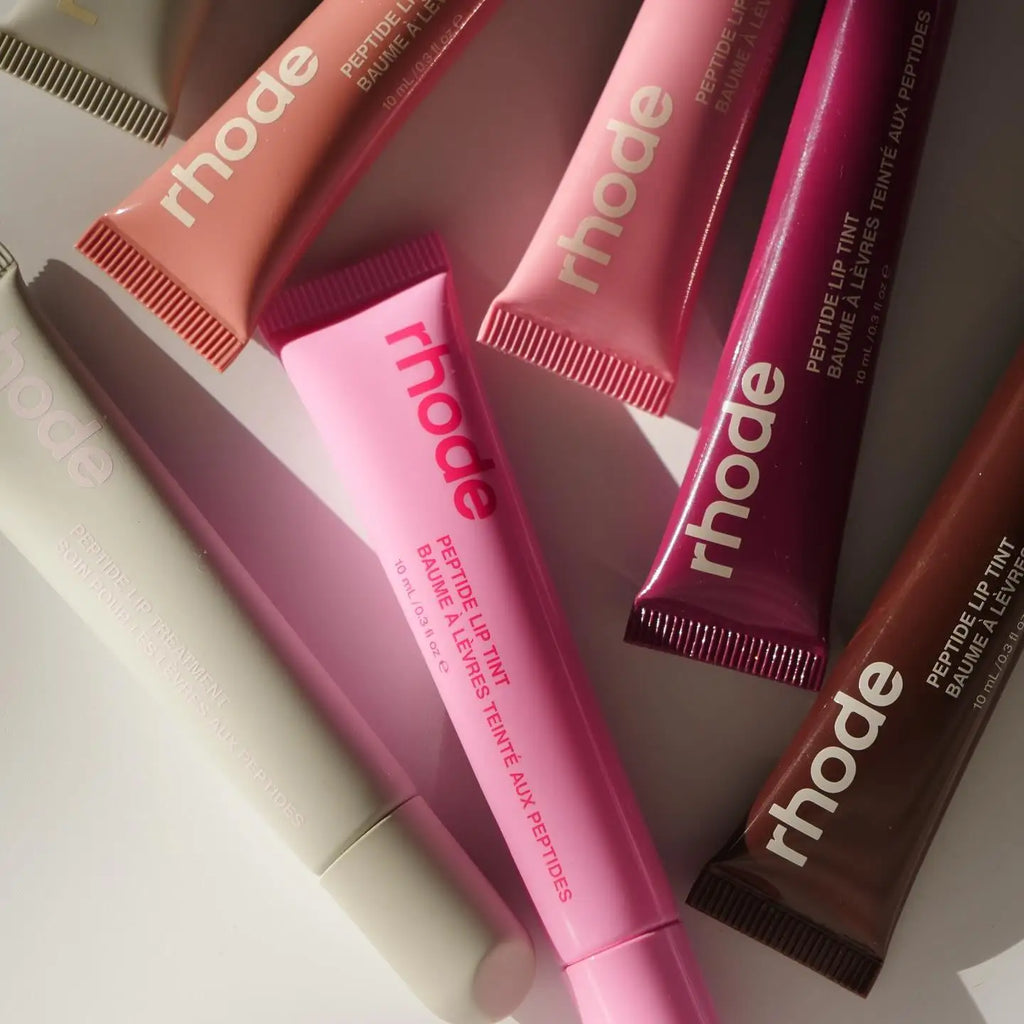 RHOD Limited Edition Peptide Lip Tint Tinted Lip Gloss Layer Nourishing Hydrates Makeup Nourishing Moisturizing Lipstick Glaze