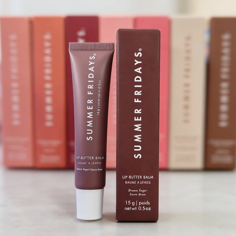 Summer Fridays Moisturizing Lip Balm Transparent Vanilla Pink Guava Scented Lip Gloss with Mirror for Soft Smooth Lips