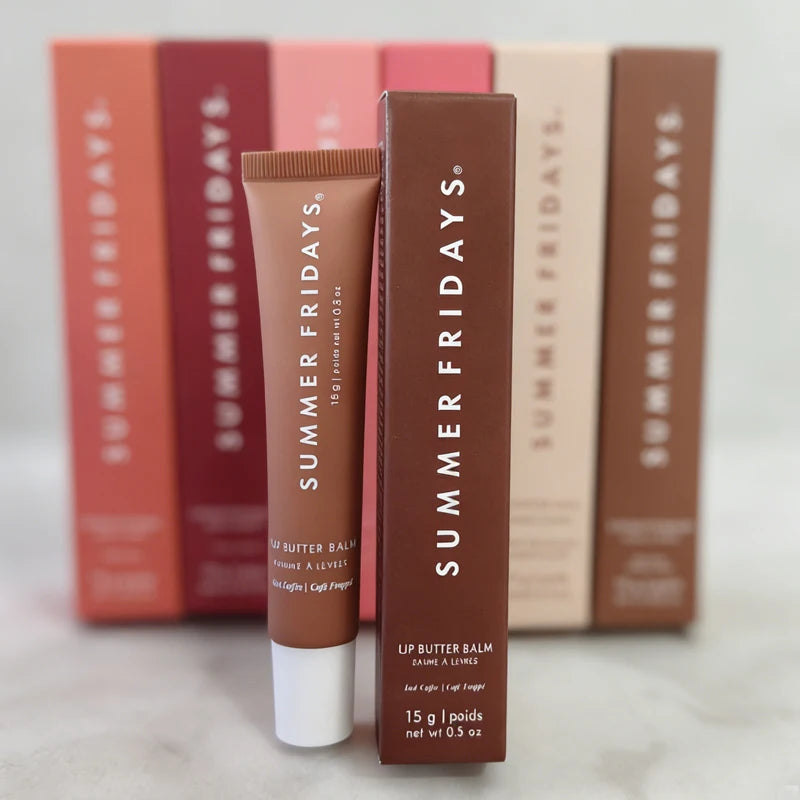 Summer Fridays Moisturizing Lip Balm Transparent Vanilla Pink Guava Scented Lip Gloss with Mirror for Soft Smooth Lips