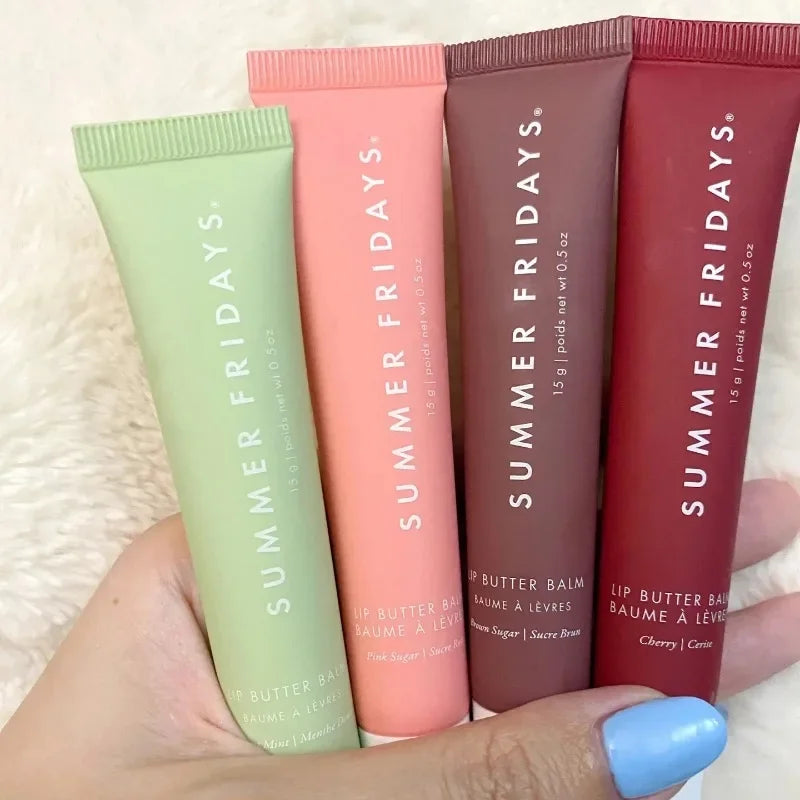 Summer Fridays Moisturizing Lip Balm Transparent Vanilla Pink Guava Scented Lip Gloss with Mirror for Soft Smooth Lips