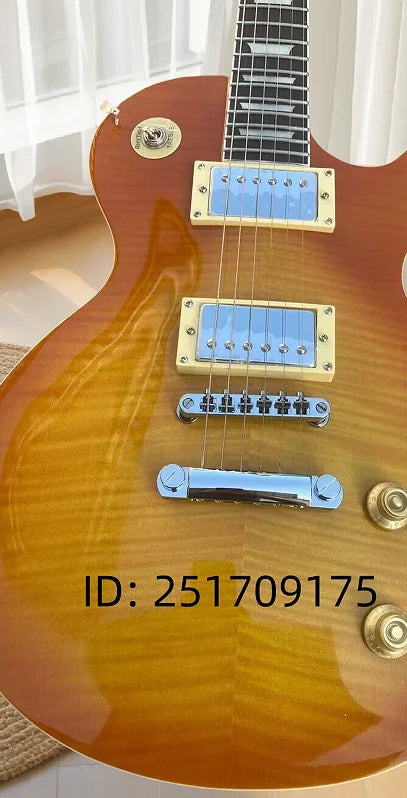 6-String Flame Maple Custom Electric Guitar Z019