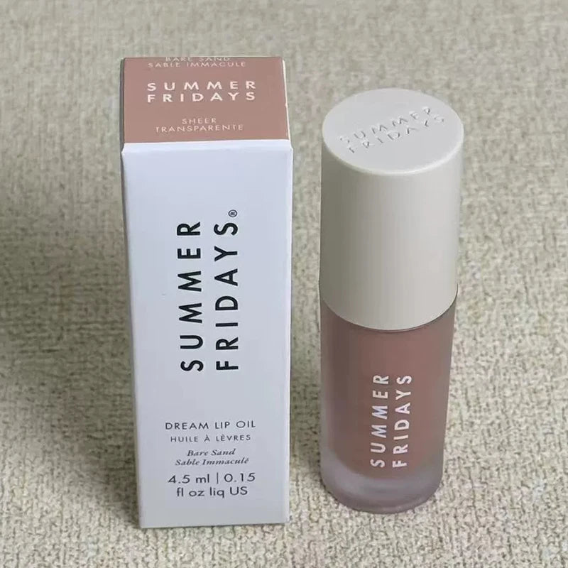 Summer Fridays Moisturizing Lip Balm Transparent Vanilla Pink Guava Scented Lip Gloss with Mirror for Soft Smooth Lips