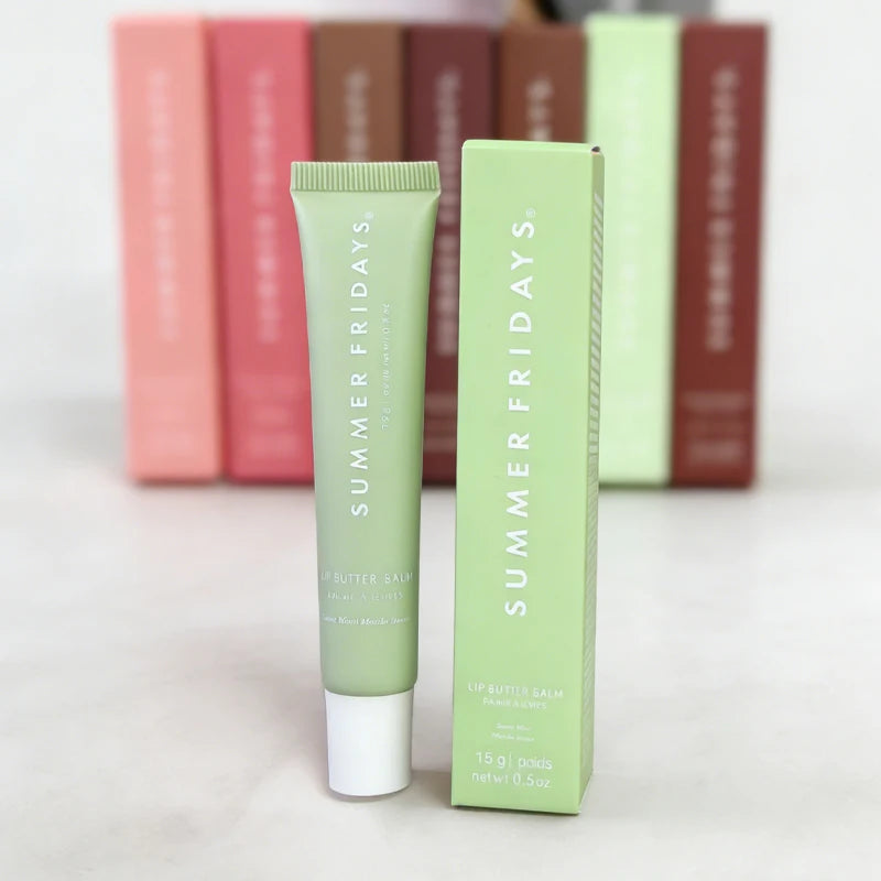 Summer Fridays Moisturizing Lip Balm Transparent Vanilla Pink Guava Scented Lip Gloss with Mirror for Soft Smooth Lips