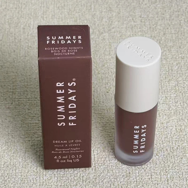 Summer Fridays Moisturizing Lip Balm Transparent Vanilla Pink Guava Scented Lip Gloss with Mirror for Soft Smooth Lips
