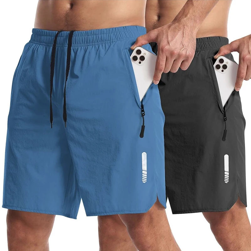 Men's Summer Sport Shorts Running Beach Gym Fitness Training Tracksuit Jogging Bottoms True to Size High Waist Nylon Elastane