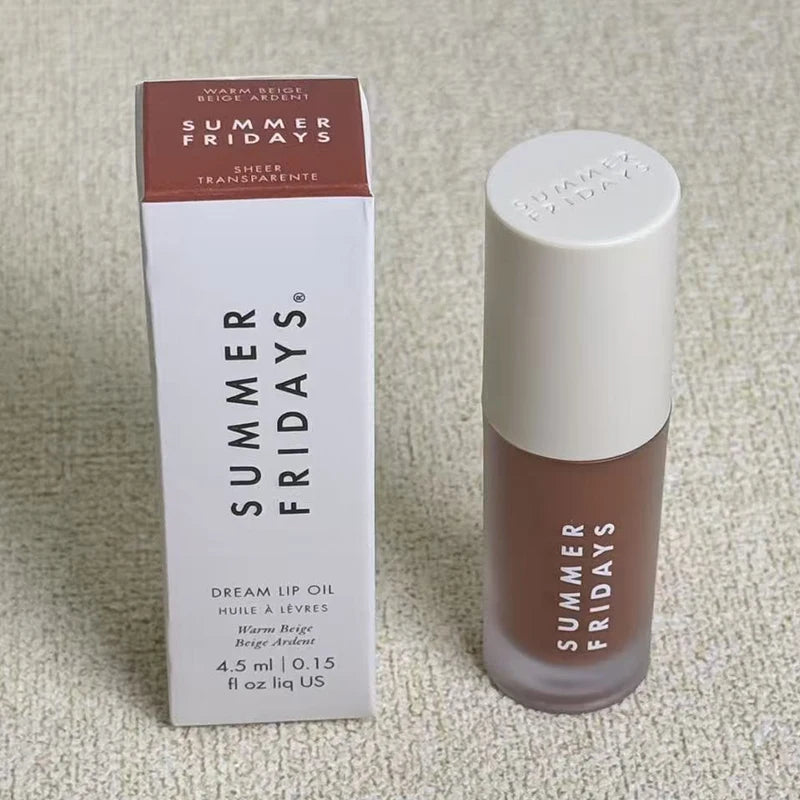 Summer Fridays Moisturizing Lip Balm Transparent Vanilla Pink Guava Scented Lip Gloss with Mirror for Soft Smooth Lips