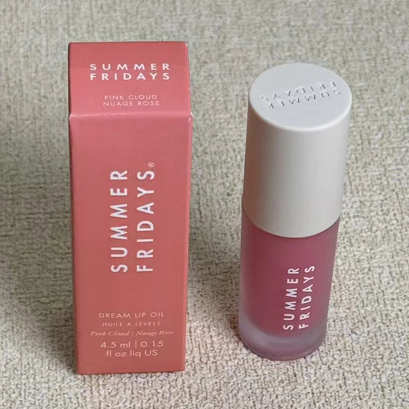 Summer Fridays Moisturizing Lip Balm Transparent Vanilla Pink Guava Scented Lip Gloss with Mirror for Soft Smooth Lips