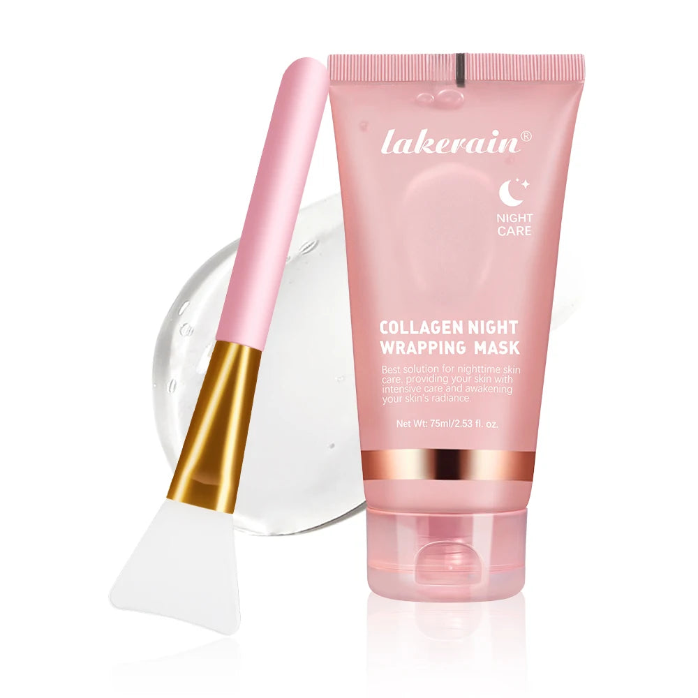 Collagen Peel-off Mask Jelly Night Wrapping Facial Mud Firming mask Daily Face Skincare Deep Cleaning Skin-Peeling Off Covers