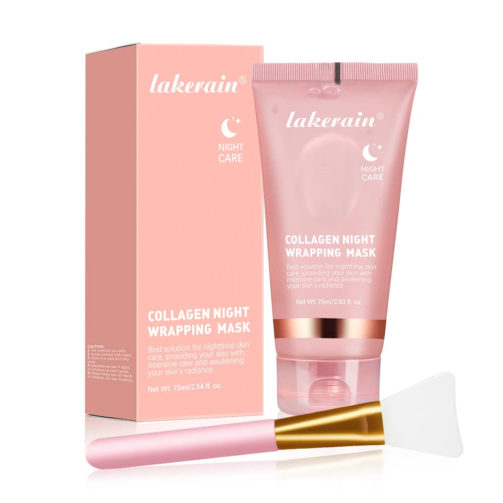 Collagen Peel-off Mask Jelly Night Wrapping Facial Mud Firming mask Daily Face Skincare Deep Cleaning Skin-Peeling Off Covers
