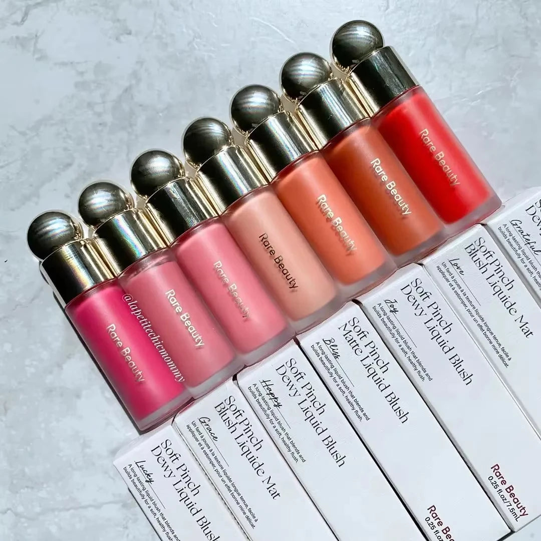 Rare Beauty Liquid Blush Lipstick Blush Eyes Cheek Blusher Waterproof Mositure Face Contour Shadow Liquid Lip Gloss Plump Makeup