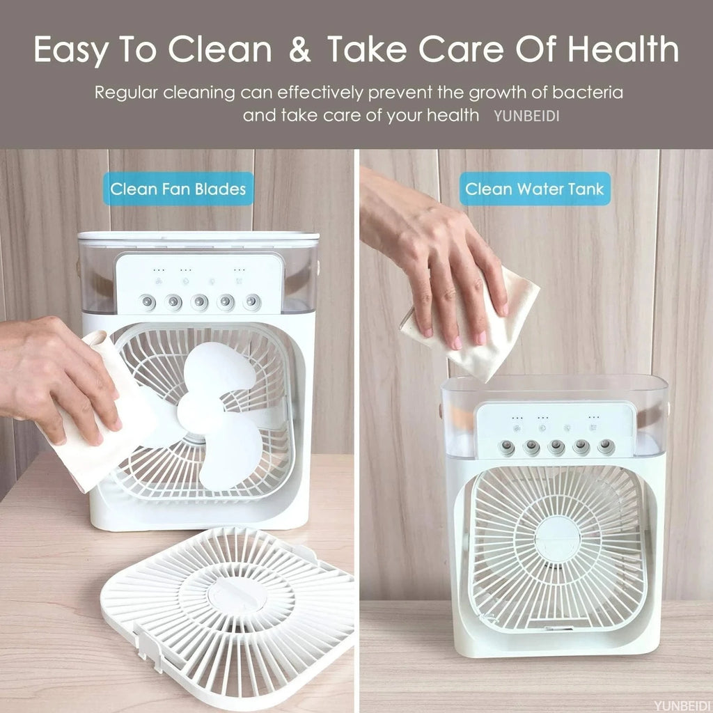 ❄️ Stay Cool Anywhere – Portable 3-in-1 Air Cooler Fan