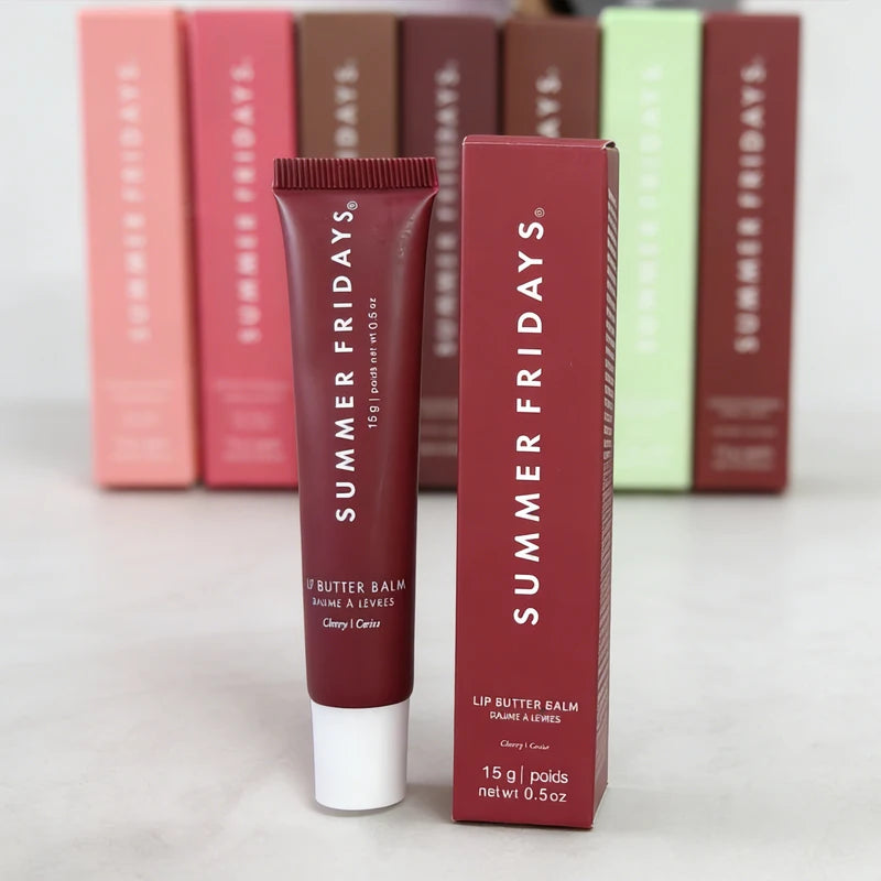 Summer Fridays Moisturizing Lip Balm Transparent Vanilla Pink Guava Scented Lip Gloss with Mirror for Soft Smooth Lips