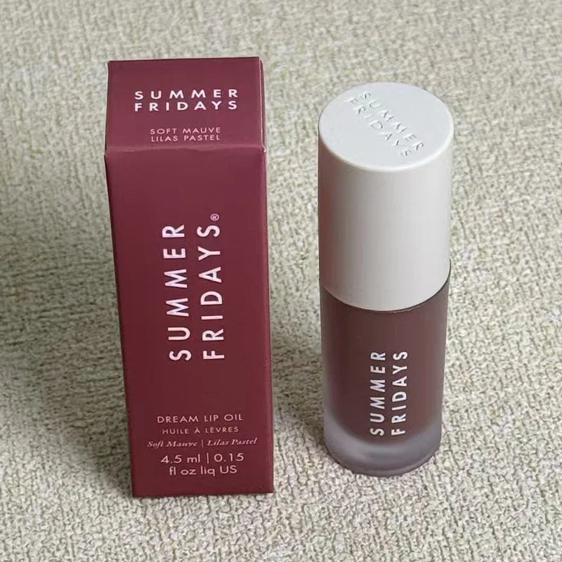 Summer Fridays Moisturizing Lip Balm Transparent Vanilla Pink Guava Scented Lip Gloss with Mirror for Soft Smooth Lips