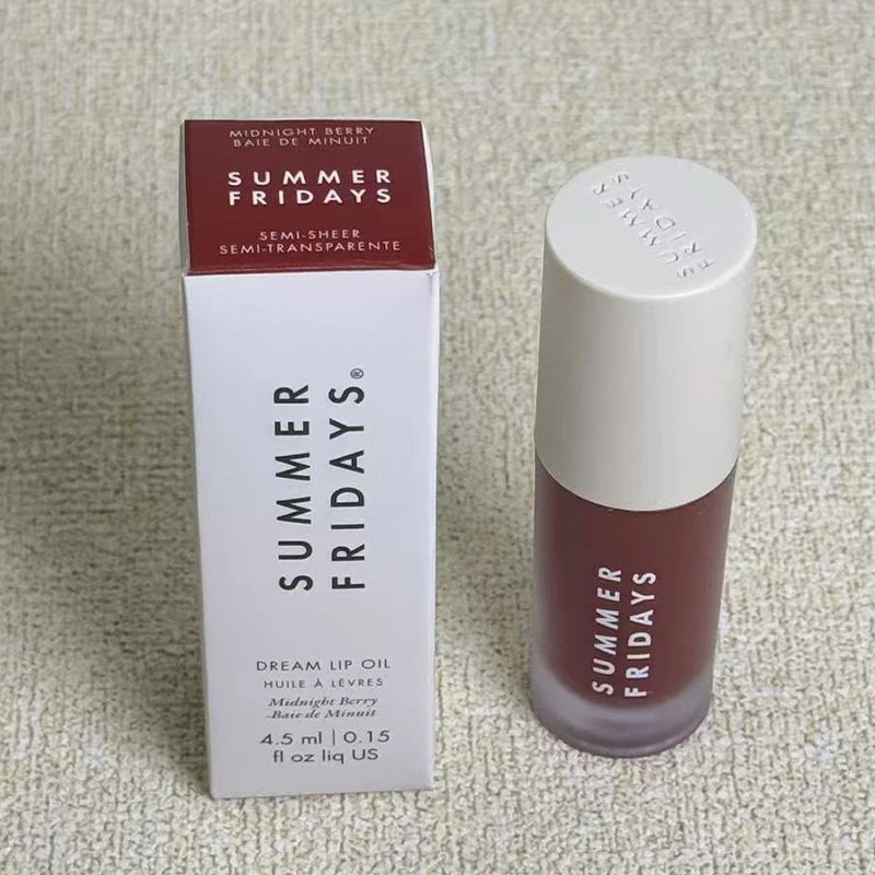 Summer Fridays Moisturizing Lip Balm Transparent Vanilla Pink Guava Scented Lip Gloss with Mirror for Soft Smooth Lips